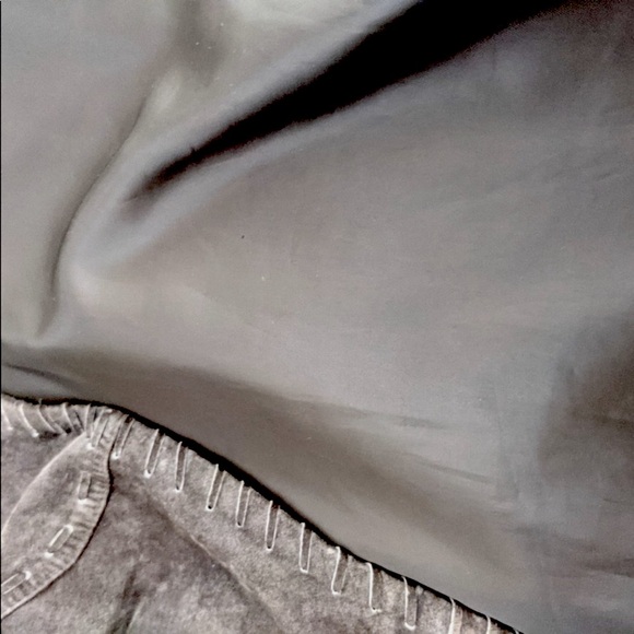 Genuine Suede Taupe Jacket w/ Lace Up Trim!!! Size L - Picture 12 of 15